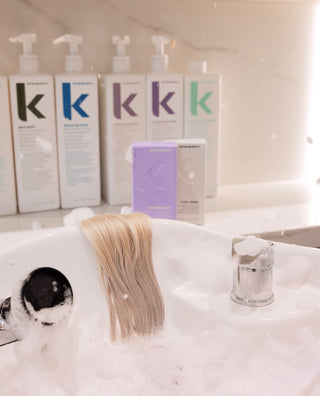 Shampoo+Blowdry+Style with Purple Bath